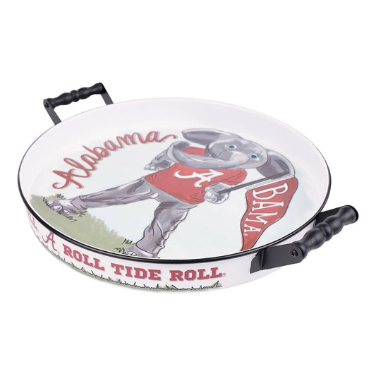 Alabama Mascot Enamel Tray