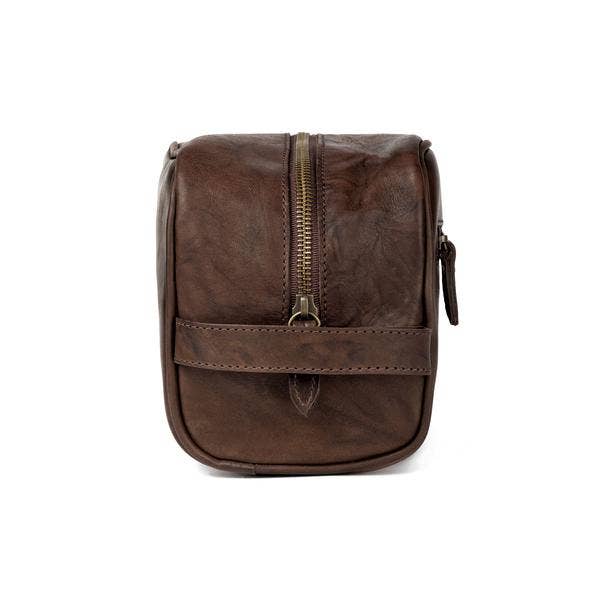 Benjamin Leather Wash Bag