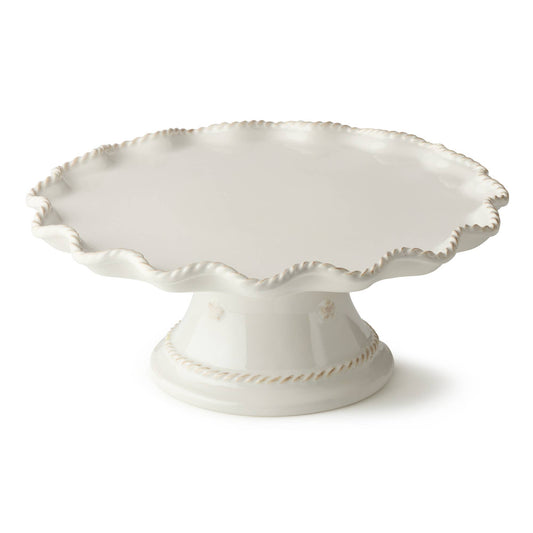 Heritage Footed Cake Plate – Graceful Stoneware Display