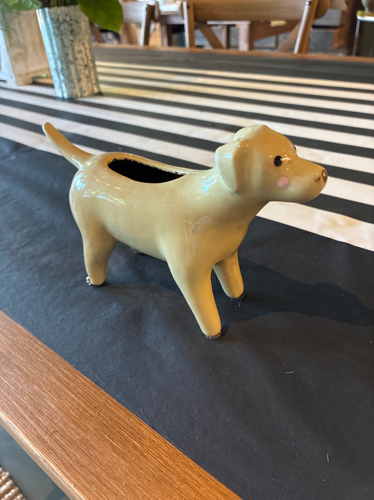 Ceramic Dog Planters