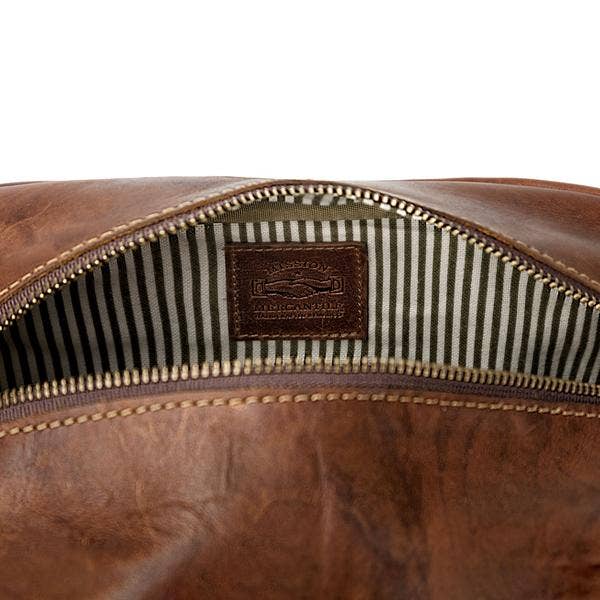 Benjamin Leather Wash Bag