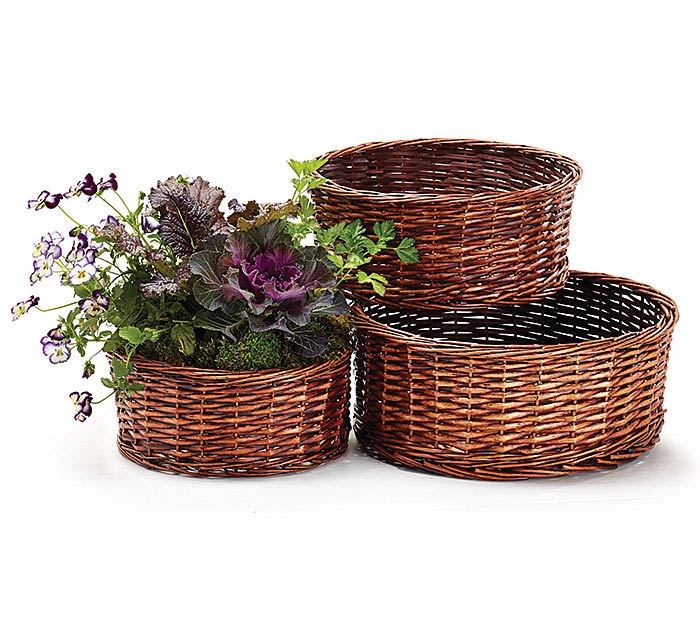 Nested Round Basket Case