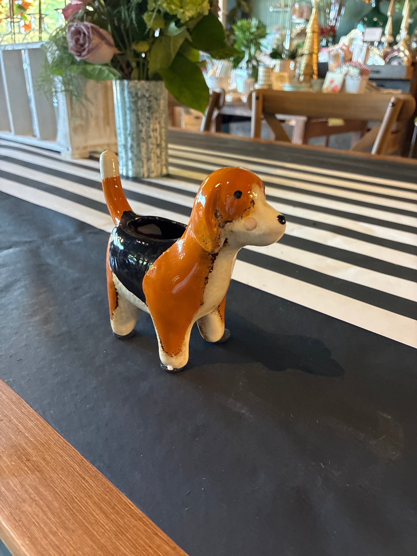 Ceramic Dog Planters