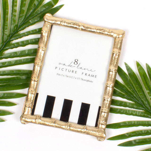 5x7 Picture Frame - Bamboo - Gold