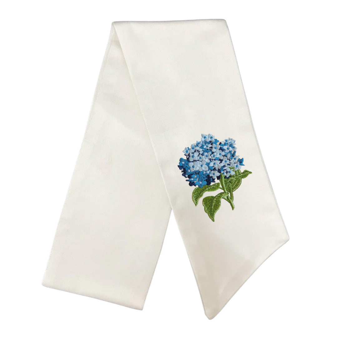 Hydrangea Wreath Sash – Blue
