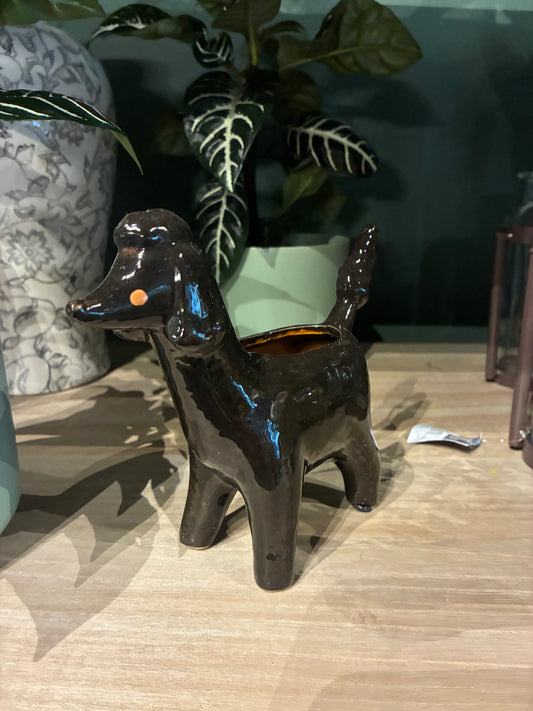 Ceramic Dog Planters
