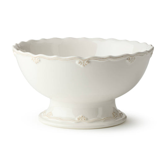 Heritage Footed Deep Bowl 11" – Elegant Stoneware Form