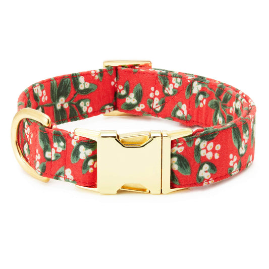 Rifle Paper Co. x TFD Mistletoe Dog Collar