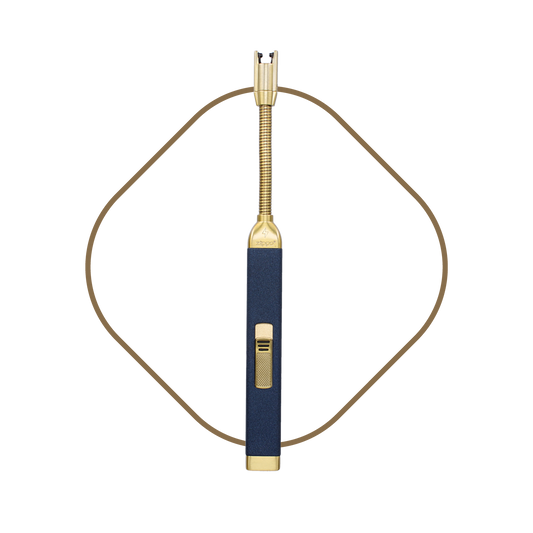 NAVY/GOLD USB CNDLE LTER