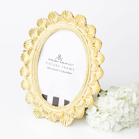 5x7 Picture Frame - Scalloped