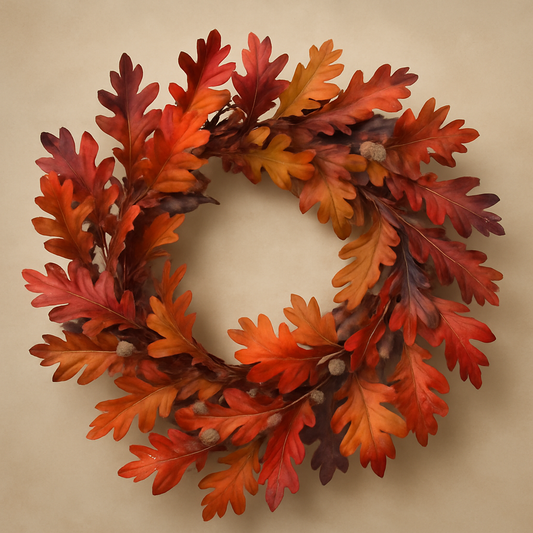 OAK LEAF WREATH, 25"