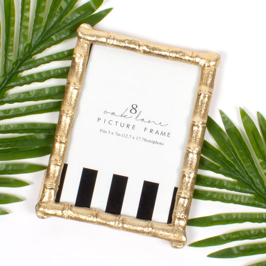 5x7 Picture Frame - Bamboo - Gold