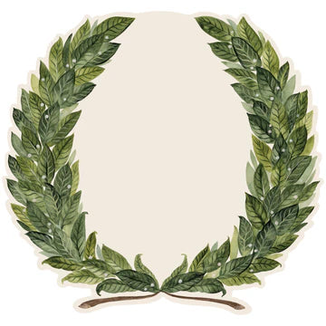 Die-cut Laurel Wreath Placemat - Set of 12