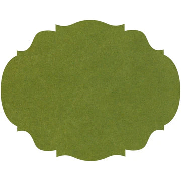 Die-cut Green French Frame - Set of 12