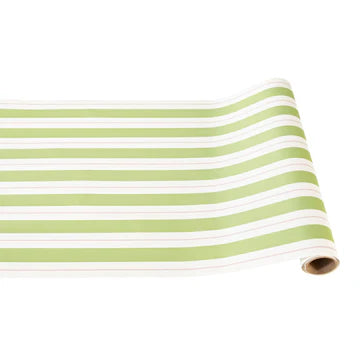 Green & Pink Awning Stripe Runner - 20" x 25'