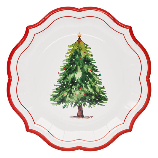 Dinner Plate Merry & Bright/8pkg