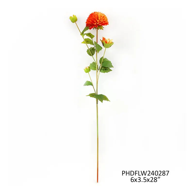 Dahlia Orange 28"